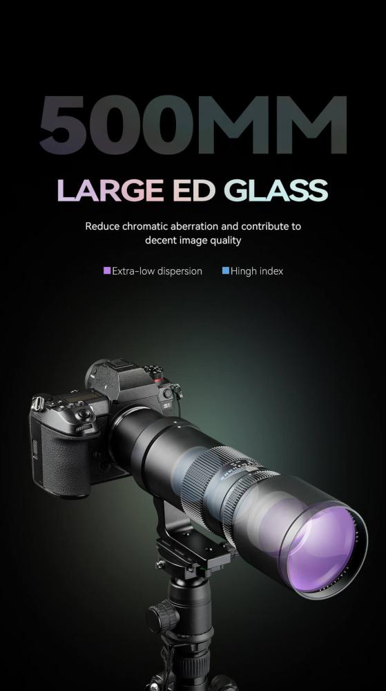 TTArtisan TTArtisan 500mm f/6.3 Fullformat objektiv for Canon EOS DSLR