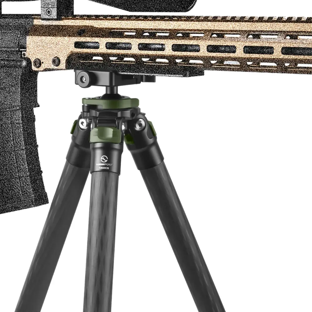 Sunwayfoto Sunwayfoto T2830CS karbonfiberstativ 144cm for tung utstyr foto/jakt 20 kg