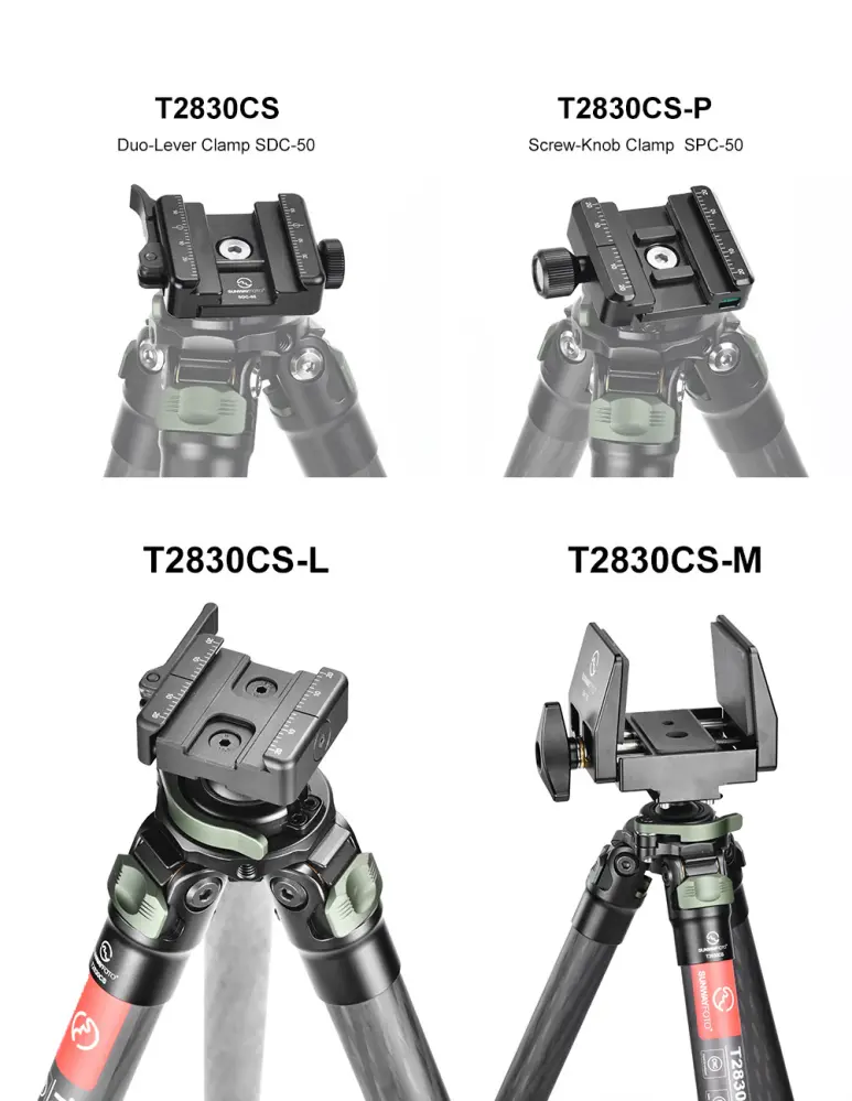 Sunwayfoto Sunwayfoto T2830CS karbonfiberstativ 144cm for tung utstyr foto/jakt 20 kg