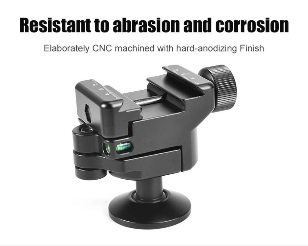 Sunwayfoto Sunwayfoto IB-30P Lavprofilskulehode inverted med feste Picatinny & Arca Swiss