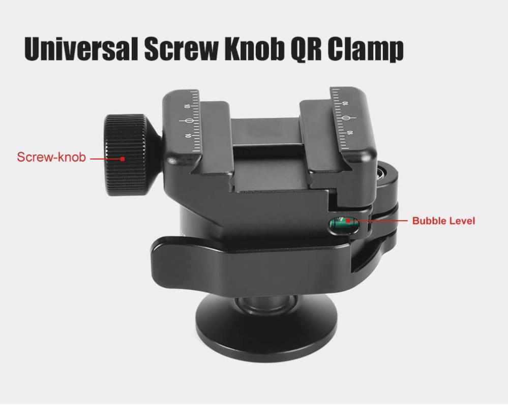 Sunwayfoto Sunwayfoto IB-30P Lavprofilskulehode inverted med feste Picatinny & Arca Swiss