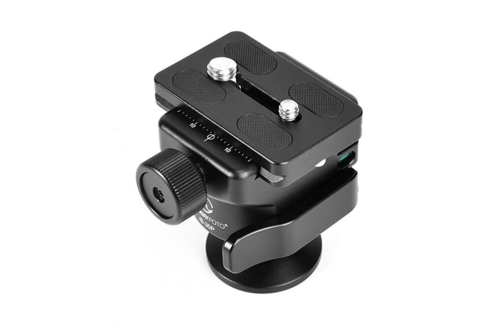 Sunwayfoto Sunwayfoto IB-30P Lavprofilskulehode inverted med feste Picatinny & Arca Swiss