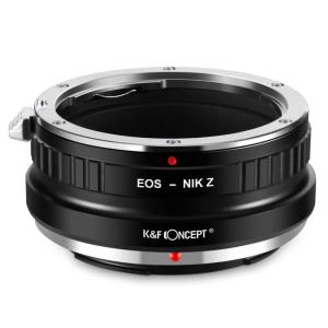 K&F Concept K&F Concept Objektivadapter till Canon EOS EF-objektiv for Nikon Z kamerahus