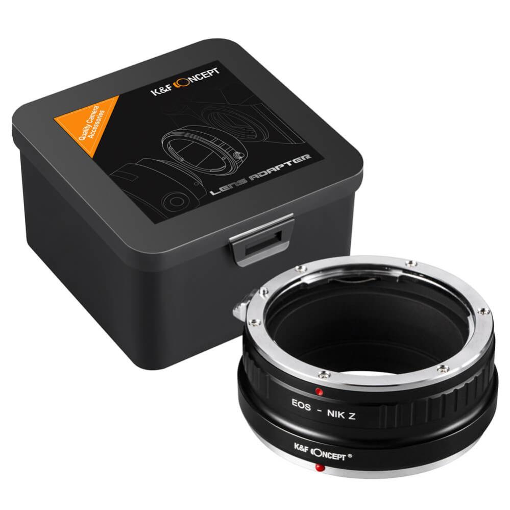K&F Concept K&F Concept Objektivadapter till Canon EOS EF-objektiv for Nikon Z kamerahus