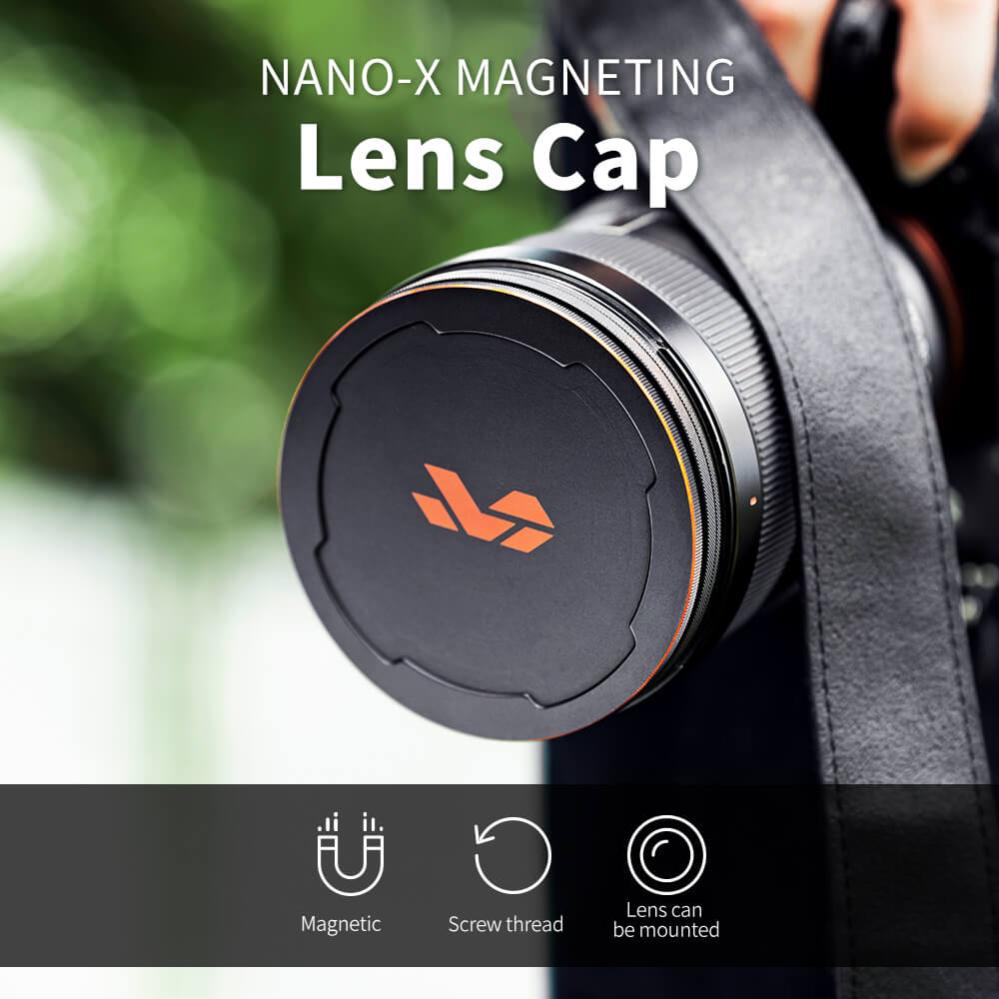 K&F Concept K&F Concept Magnetisk Polarisasjonsfilter med adapterring & magnetlokk
