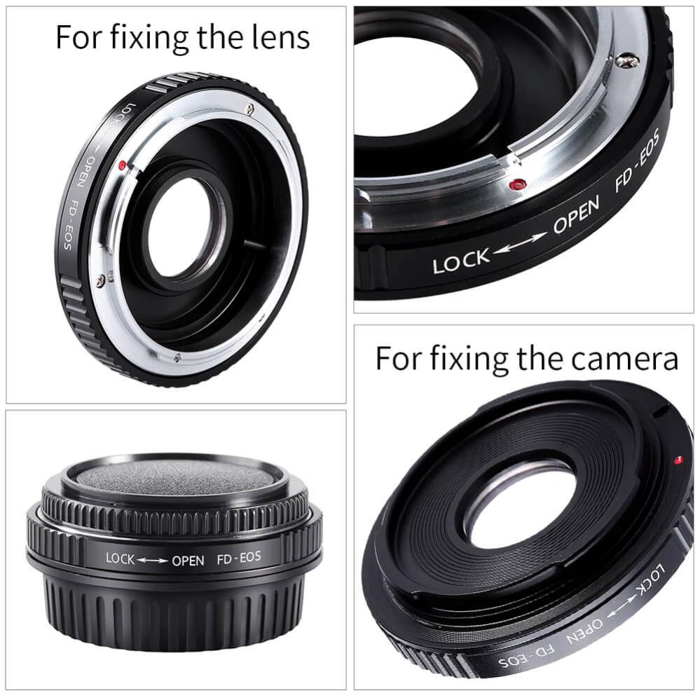 K&F Concept K&F Concept Objektivadapter till Canon FD objektiv för Canon EOS kamerahus