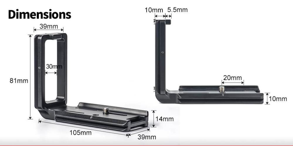 Sunwayfoto Sunwayfoto l-bracket for Sonyy A7RIII Sonyy A9