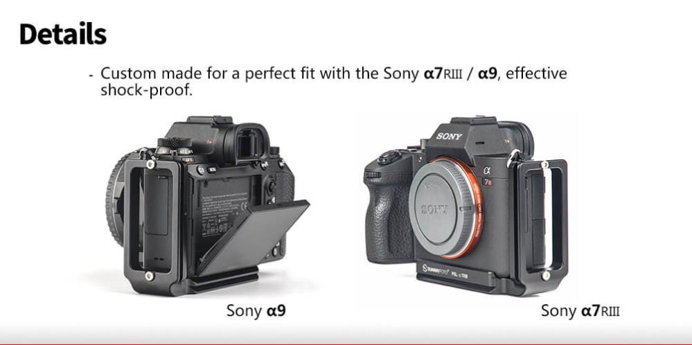 Sunwayfoto Sunwayfoto l-bracket for Sonyy A7RIII Sonyy A9