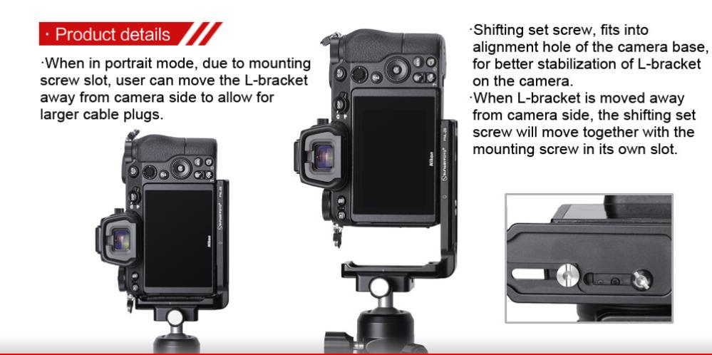 Sunwayfoto Sunwayfoto l-bracket for Nikon Z6/Z7