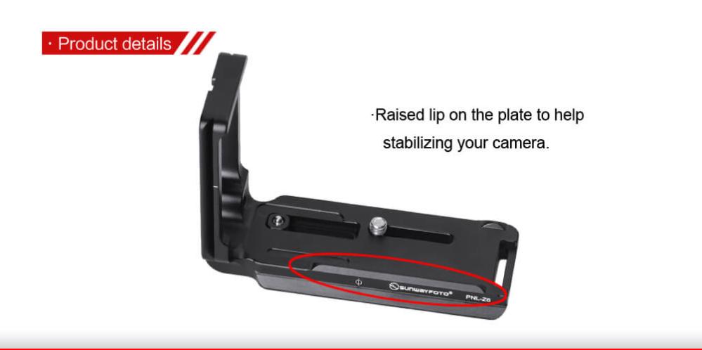 Sunwayfoto Sunwayfoto l-bracket for Nikon Z6/Z7