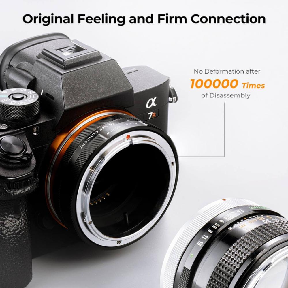 K&F Concept K&F Concept Objektivadapter IV Pro till Canon FD objektiv for Sony E