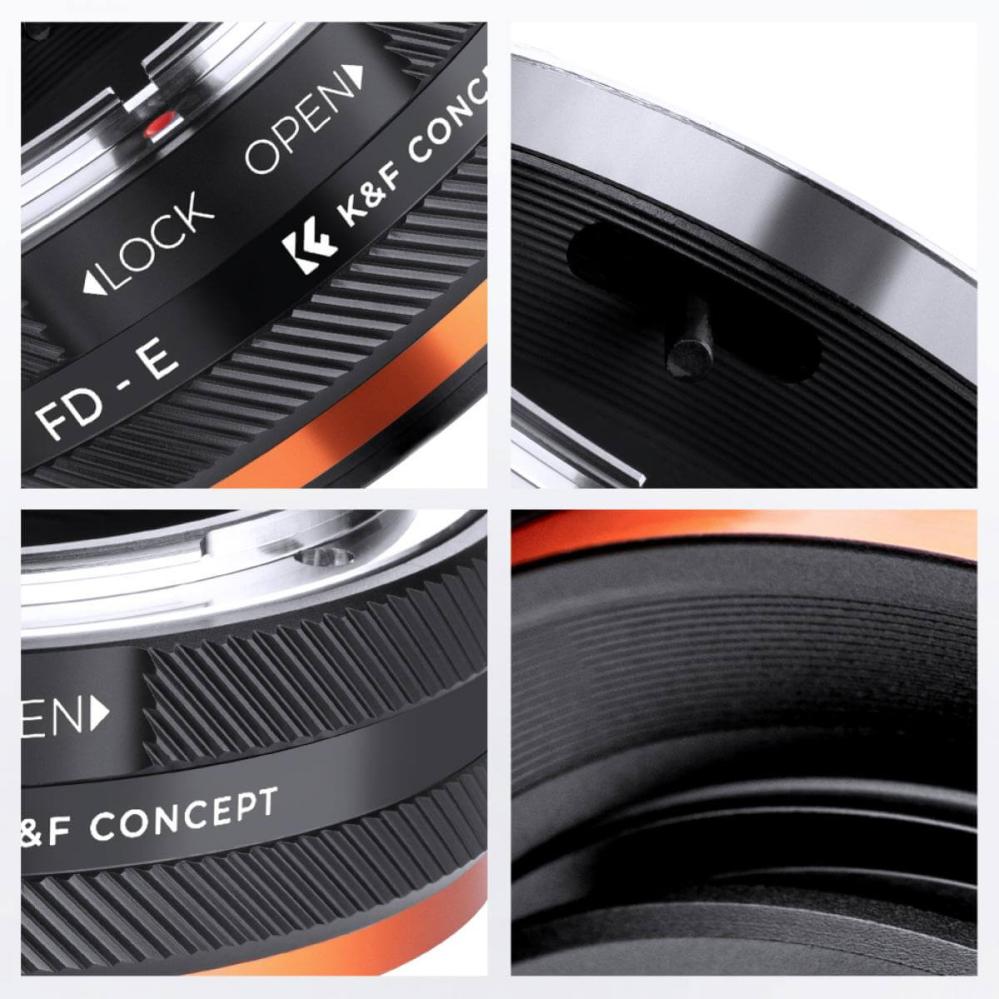 K&F Concept K&F Concept Objektivadapter IV Pro till Canon FD objektiv for Sony E