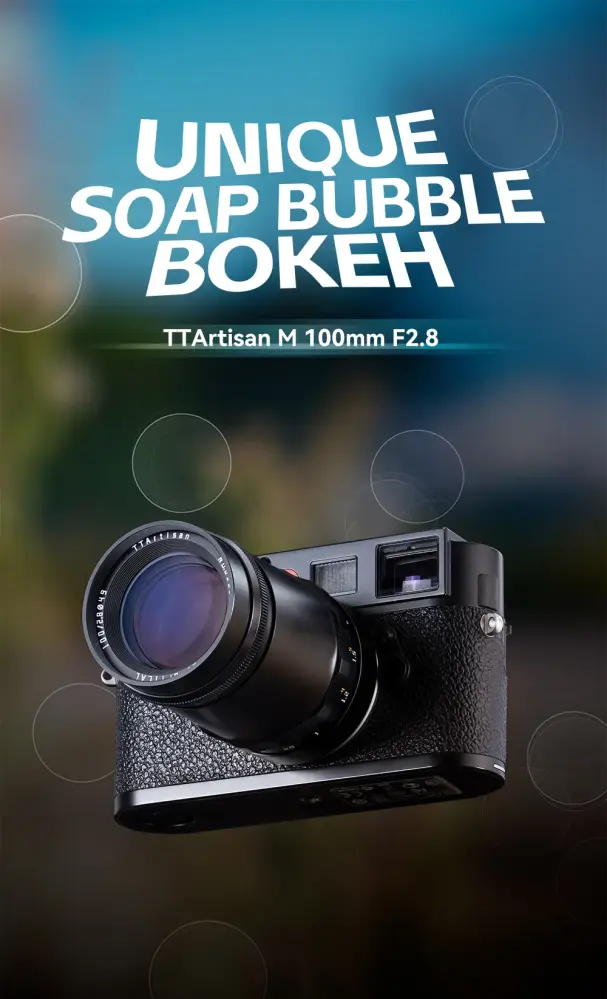 TTArtisan TTartisan 100mm f/2.8 objektiv Soap Bubble Bokeh for Leica M