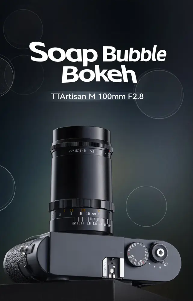 TTArtisan TTartisan 100mm f/2.8 objektiv Soap Bubble Bokeh for Leica M