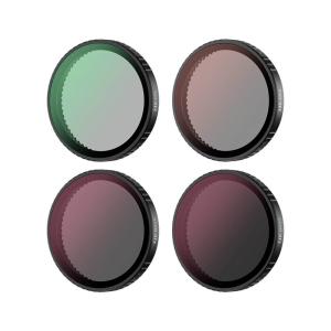 JJC JJC F-DANK4 Filtersett: ND8, ND16, ND32 og CPL-filter for Osmo Action 5 Pro/4/3