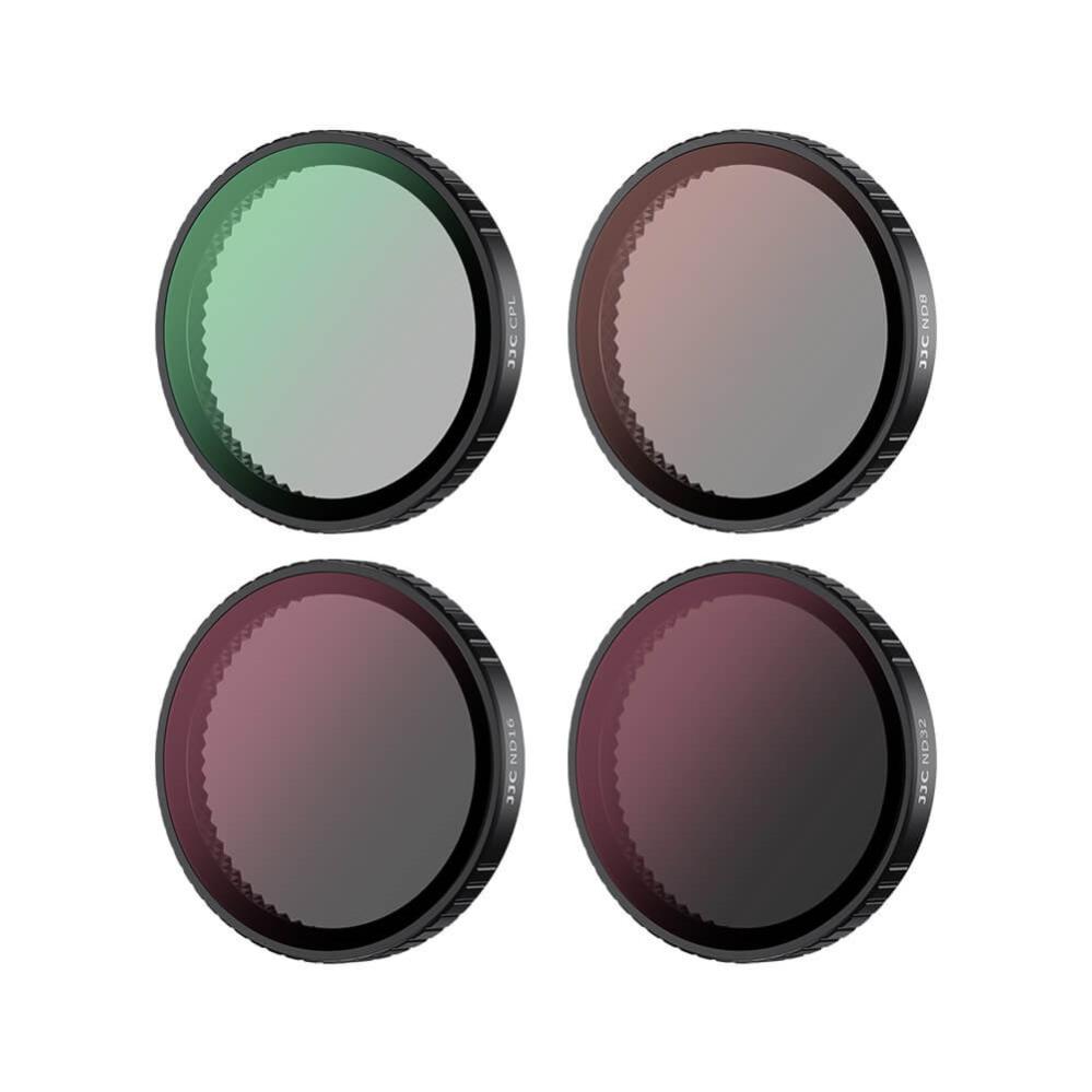 JJC JJC F-DANK4 Filtersett: ND8, ND16, ND32 og CPL-filter for Osmo Action 5 Pro/4/3