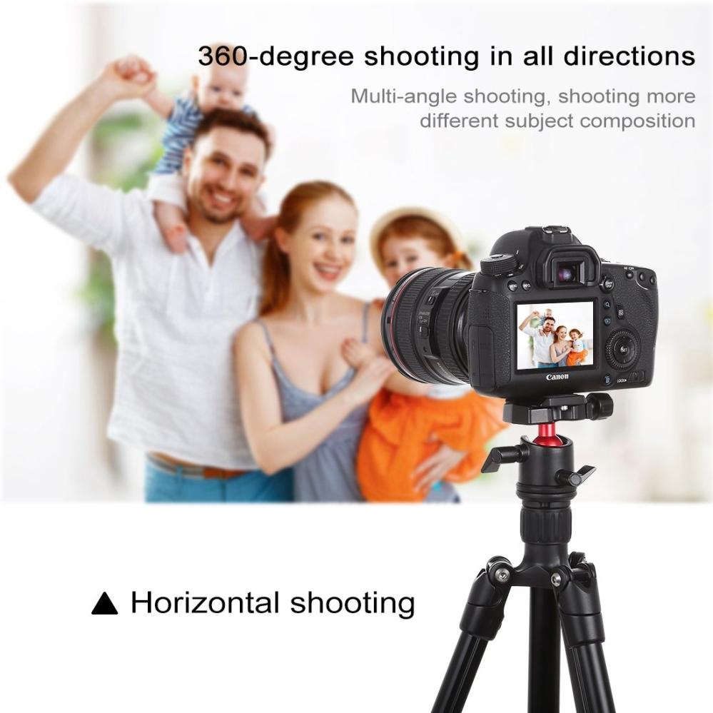Puluz Puluz Roterbart kulehode 360 grader med hurtigplate for DSLR