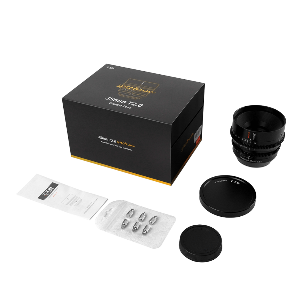 7Artisans 7Artisans 35mm T2.0 Fullformat Cinema objektiv for Canon EOS RF