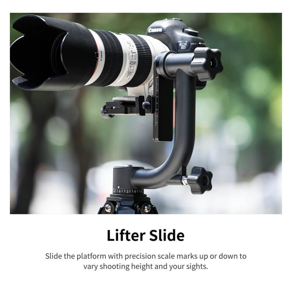 K&F Concept K&F Concept Robust gimbal for tyngre kameraer og objektiv