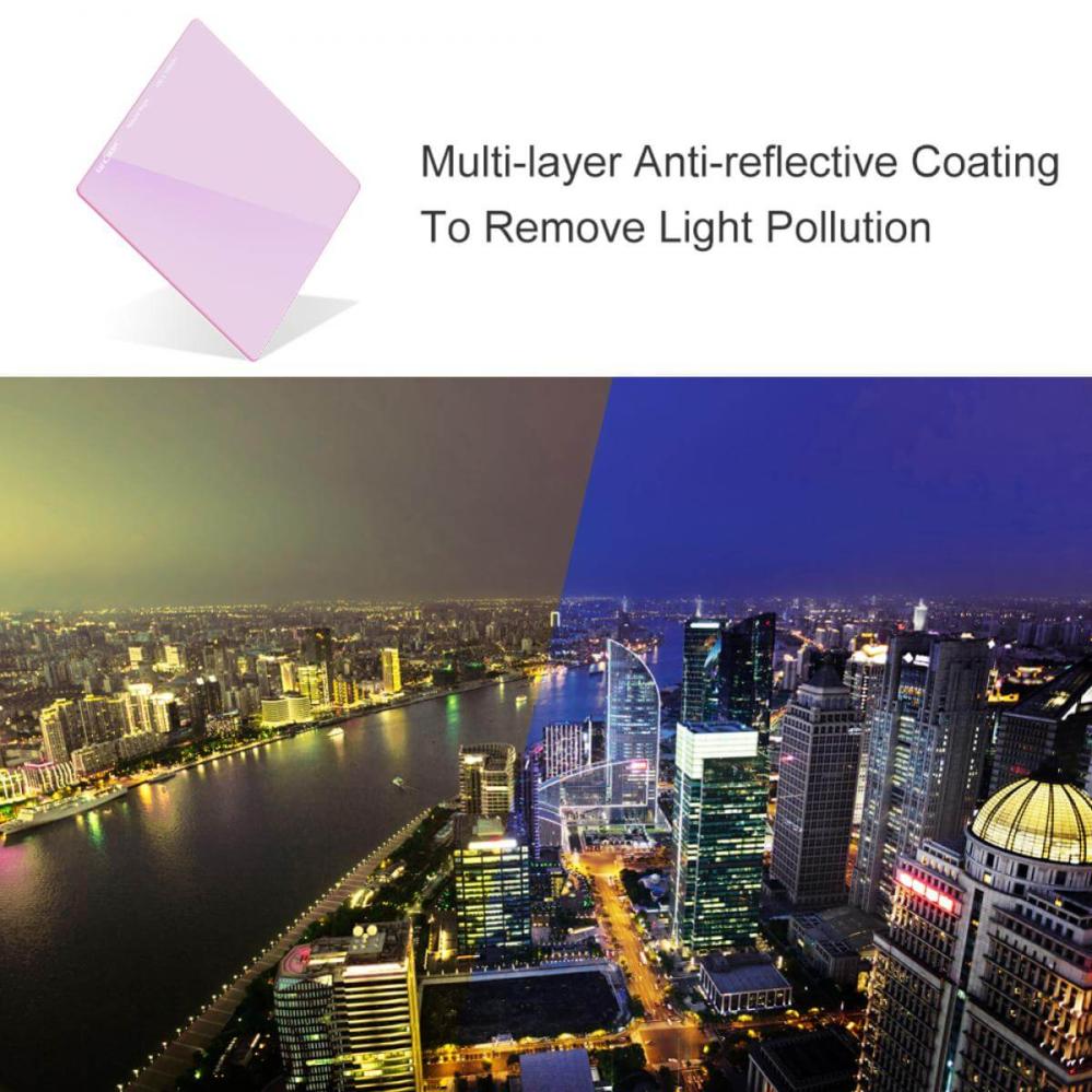K&F Concept K&F Concept Clear-Night filter Nano-Coating optiskt glas 100mm systemet