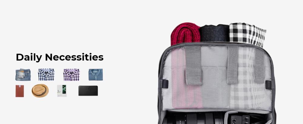 K&F Concept K&f concept kameraryggsekk 20l med ekstra regndeksel för fotografe