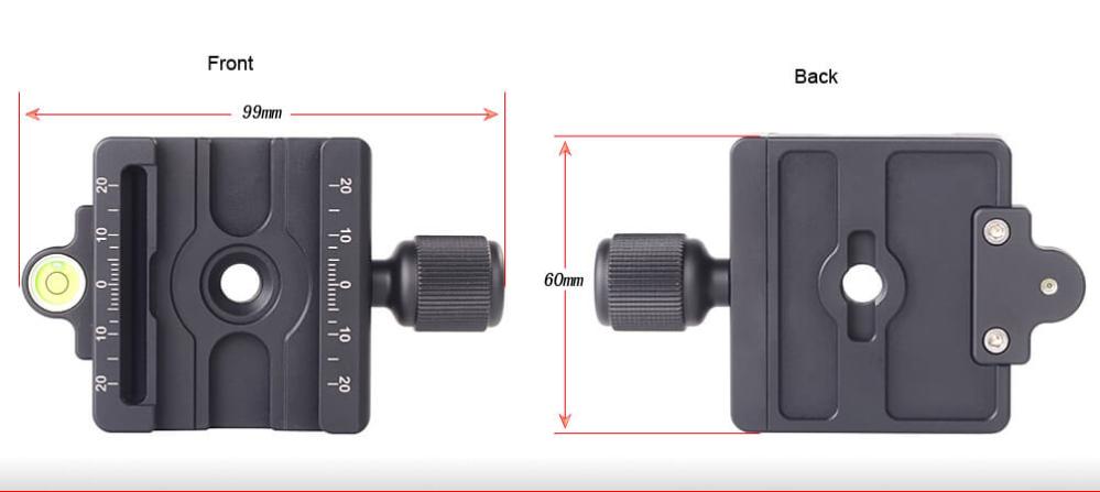 Sunwayfoto Sunwayfoto mac-14 fäste for manfrotto & Arca Swiss plattor