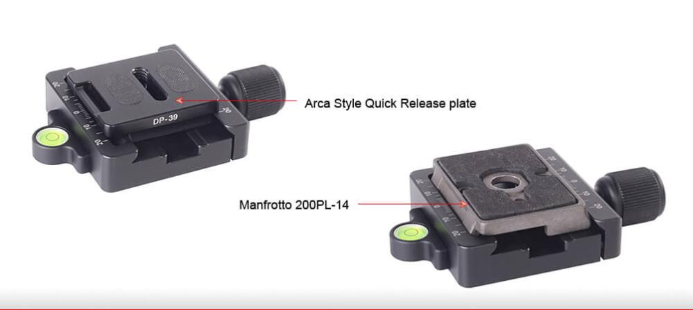 Sunwayfoto Sunwayfoto mac-14 fäste for manfrotto & Arca Swiss plattor