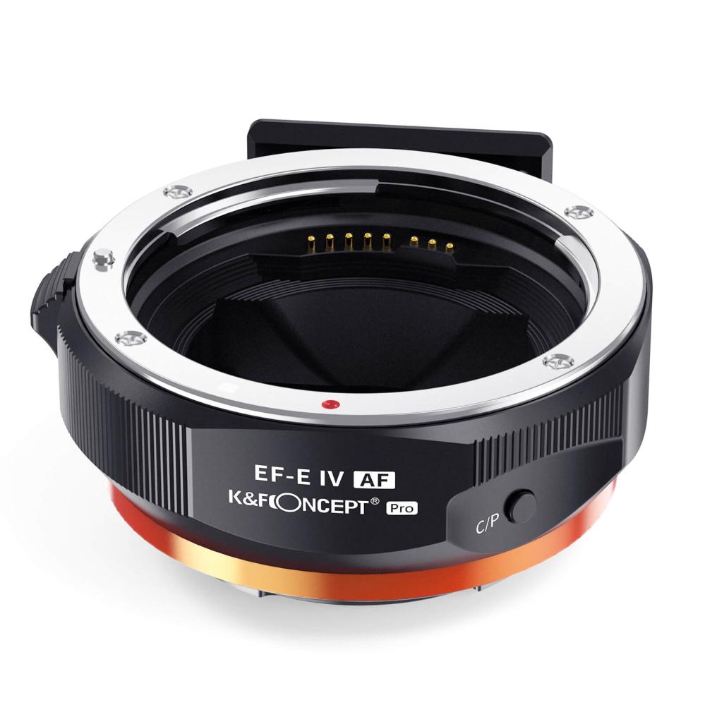 K&F Concept K&F Concept Objektivadapter elektr till Canon EF/EF-S objektiv for Sony E kamera