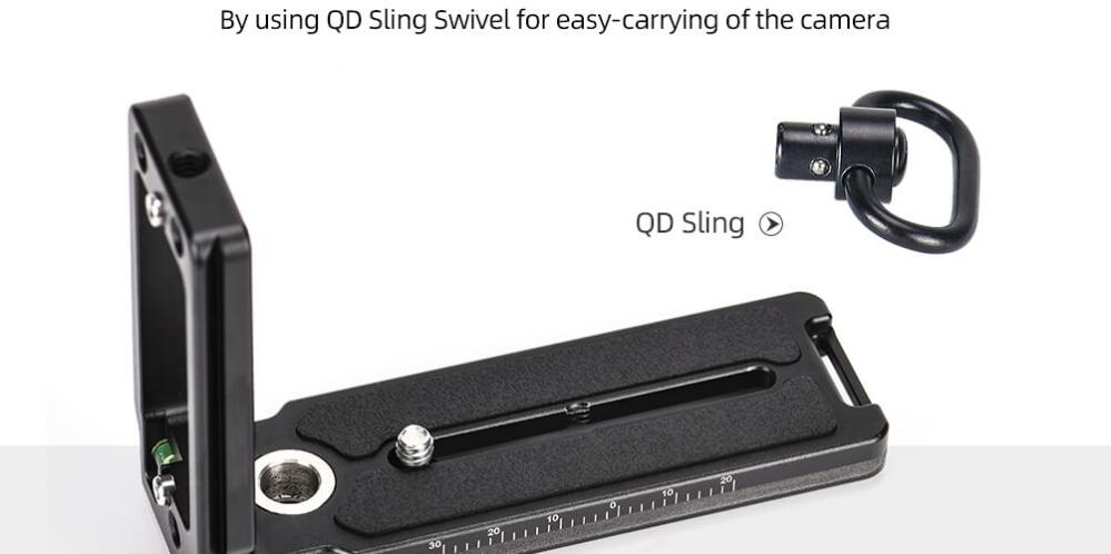 Sunwayfoto Sunwayfoto l-bracket universal med qd-uttag