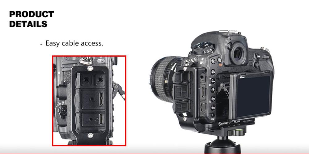 Sunwayfoto Sunwayfoto l-bracket for Nikon D850