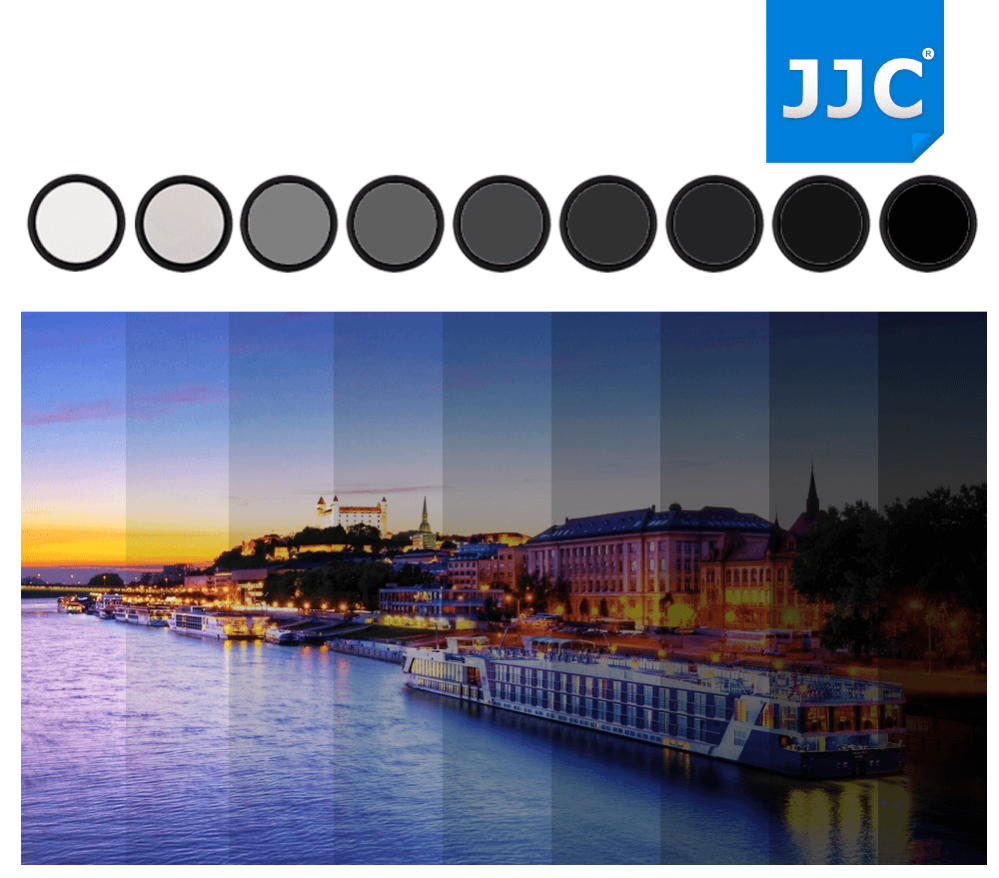 JJC JJC Variabelt ND-filter ND2–ND400 med multibelegg