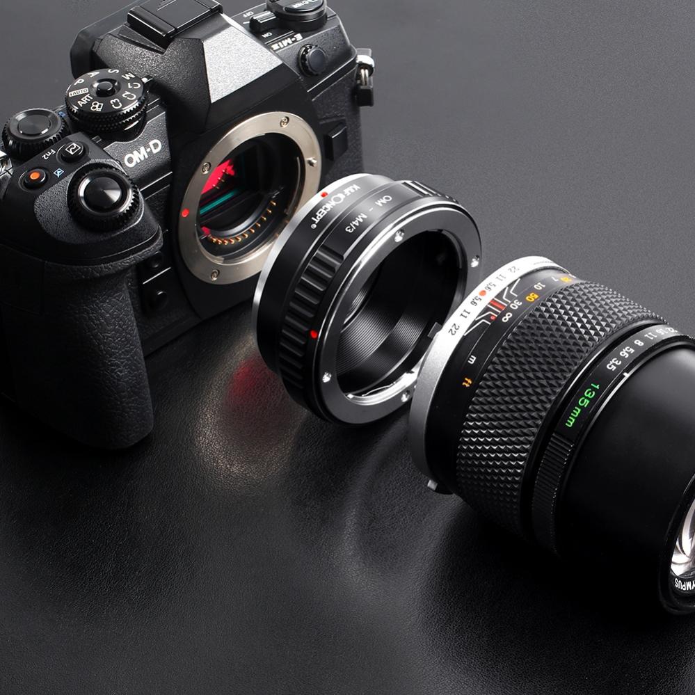 K&F Concept K&F Concept Objektivadapter till Olympus OM objektiv for Micro 4/3 kamerahus