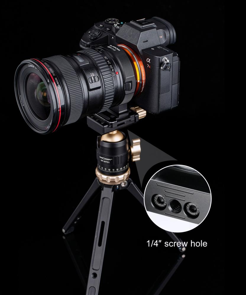 K&F Concept K&F Concept Objektivadapter elektr till Canon EF/EF-S objektiv for Sony E kamera