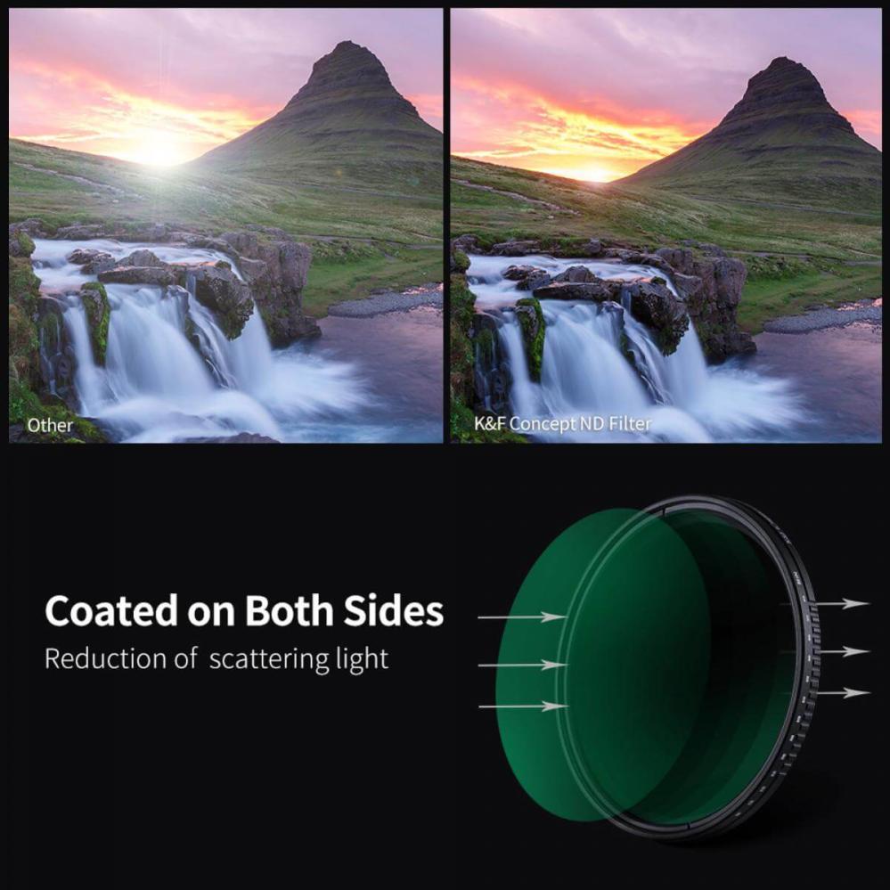K&F Concept K&F Concept Justerbart ND-filter ND8-ND2000