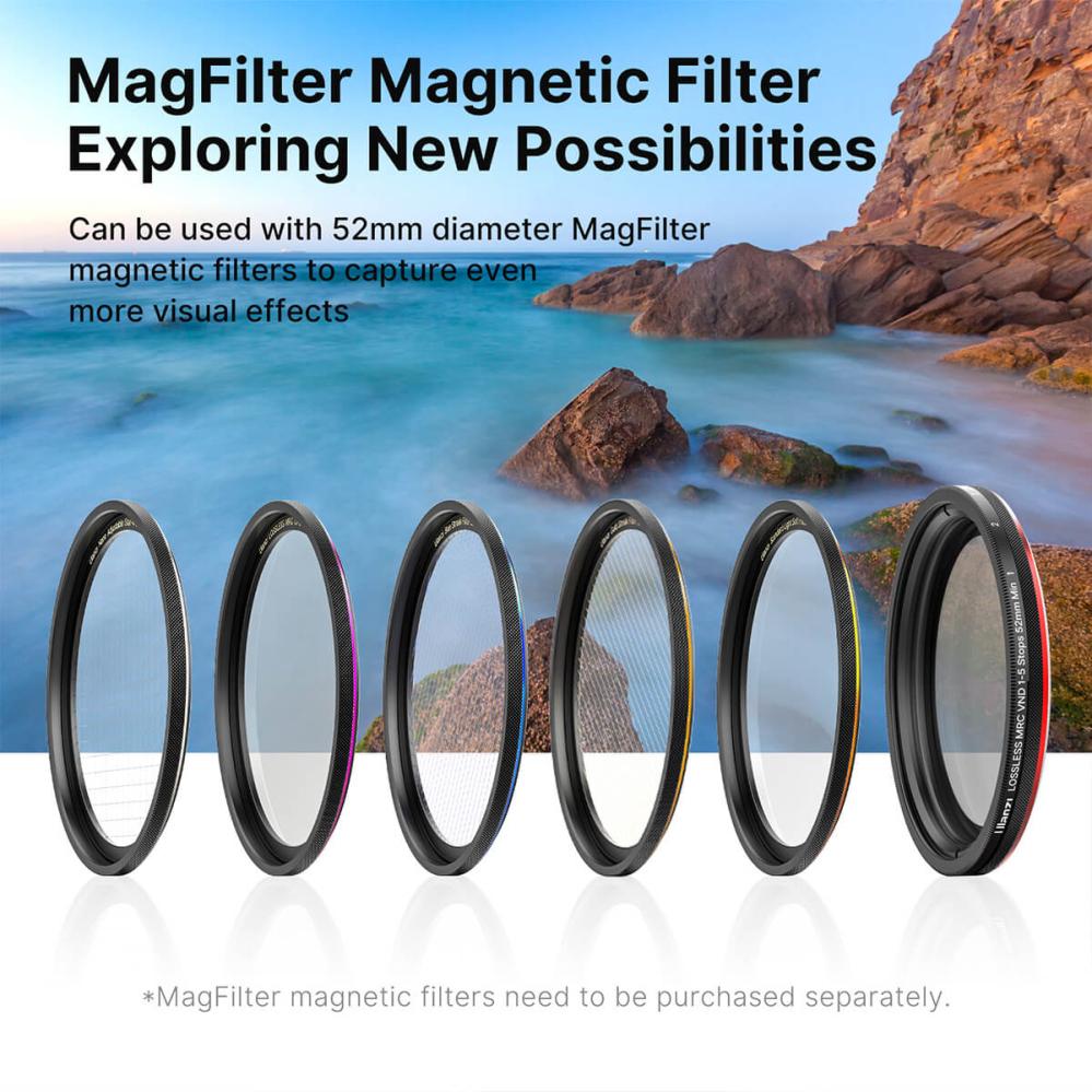 Ulanzi Ulanzi Magnetisk filteradapter MagSafe-funktion for 52mm kamerafilter på mobil