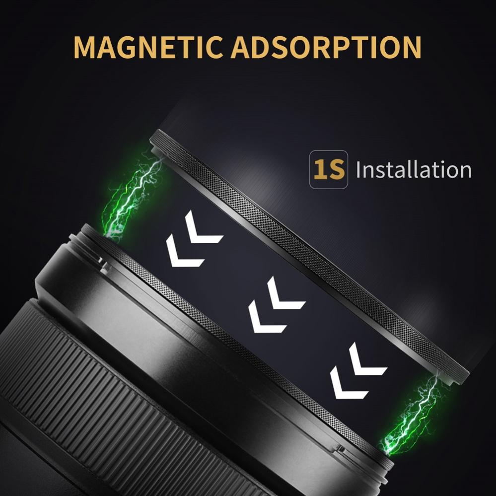 K&F Concept K&F Concept Magnetisk Filterpakke ND1000 CPL UV & filterveske
