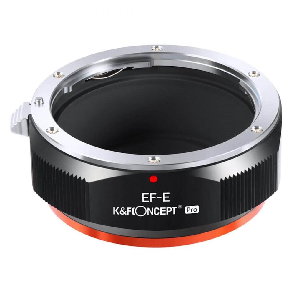 K&F Concept K&F Objektivadapter Pro till Canon EF/EF-S objektiv for Sony E kamerahus