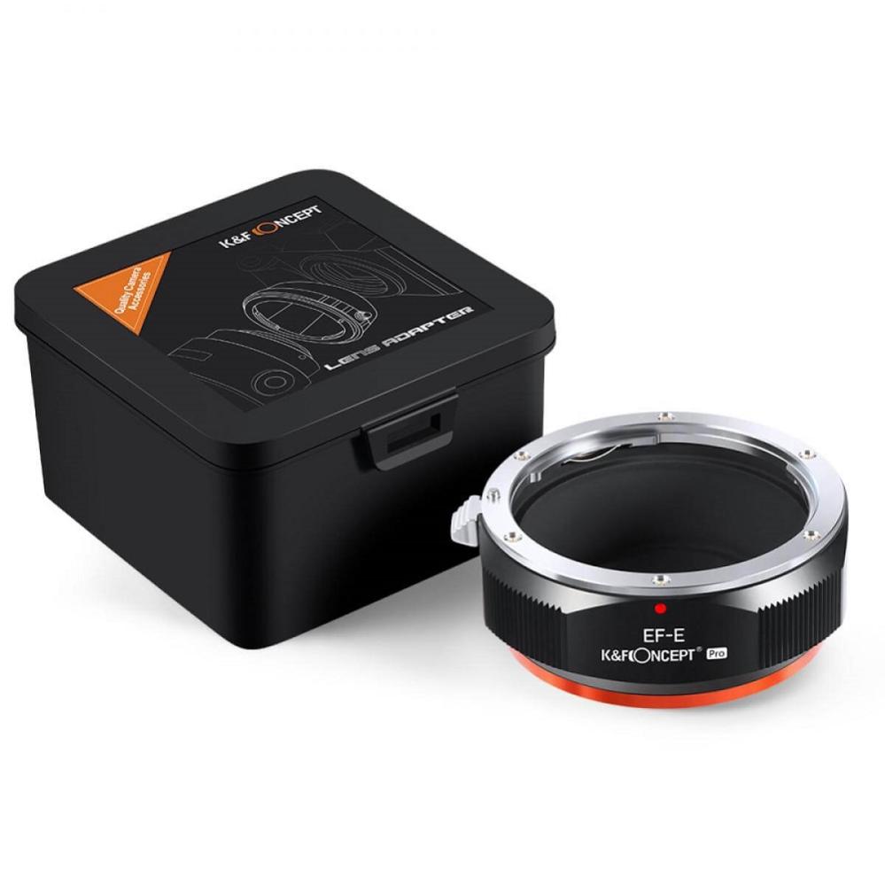 K&F Concept K&F Objektivadapter Pro till Canon EF/EF-S objektiv for Sony E kamerahus