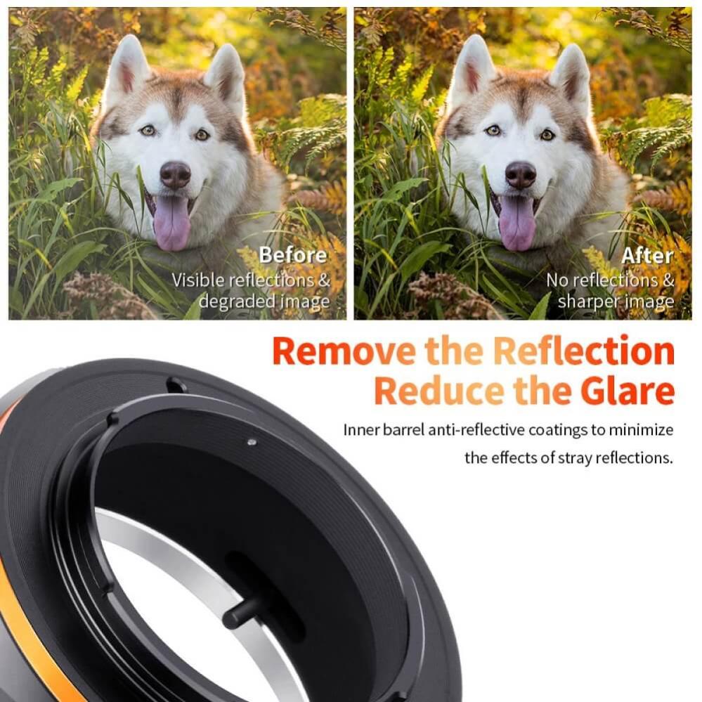 K&F Concept K&F Concept Objektivadapter Pro for Canon FD objektiv for Fujifilm X kamerahus
