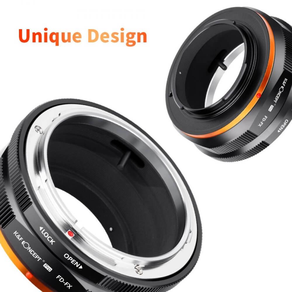 K&F Concept K&F Concept Objektivadapter Pro for Canon FD objektiv for Fujifilm X kamerahus
