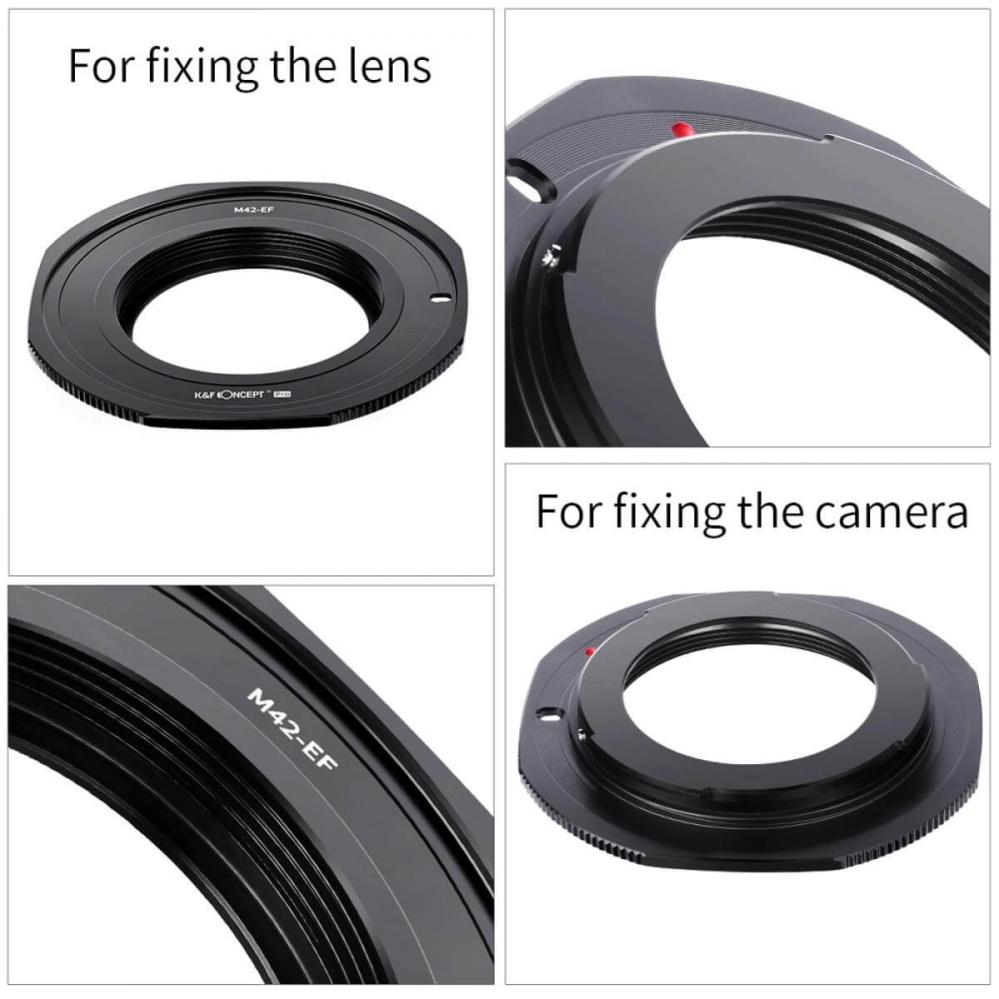 K&F Concept K&F Objektivadapter Pro till M42 objektiv för Canon EOS kamerahus