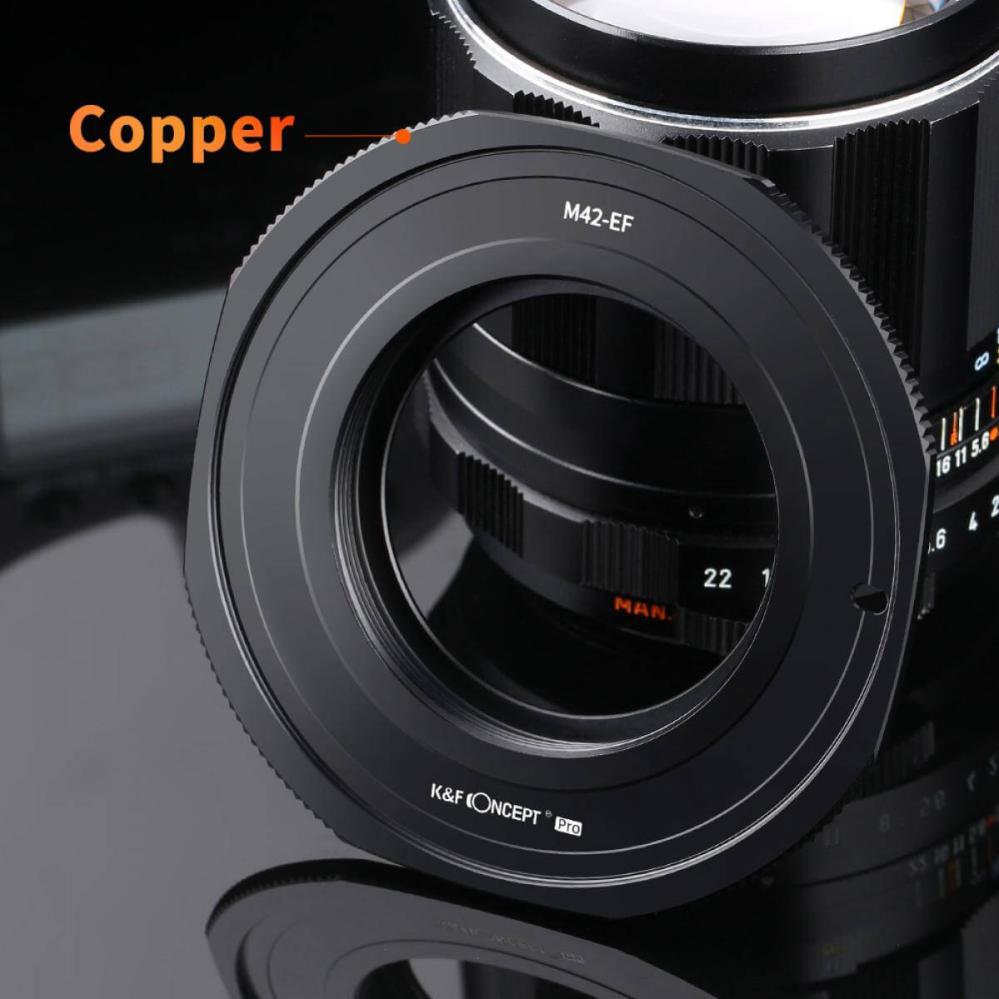 K&F Concept K&F Objektivadapter Pro till M42 objektiv för Canon EOS kamerahus