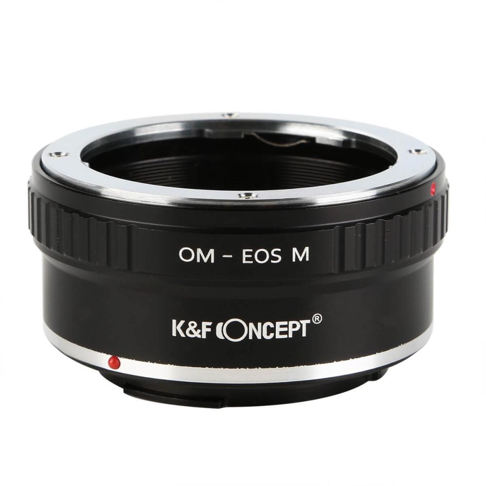 K&F Concept K&F Concept Objektivadapter for Olympus OM objektiv for Canon EOS M kamerahus