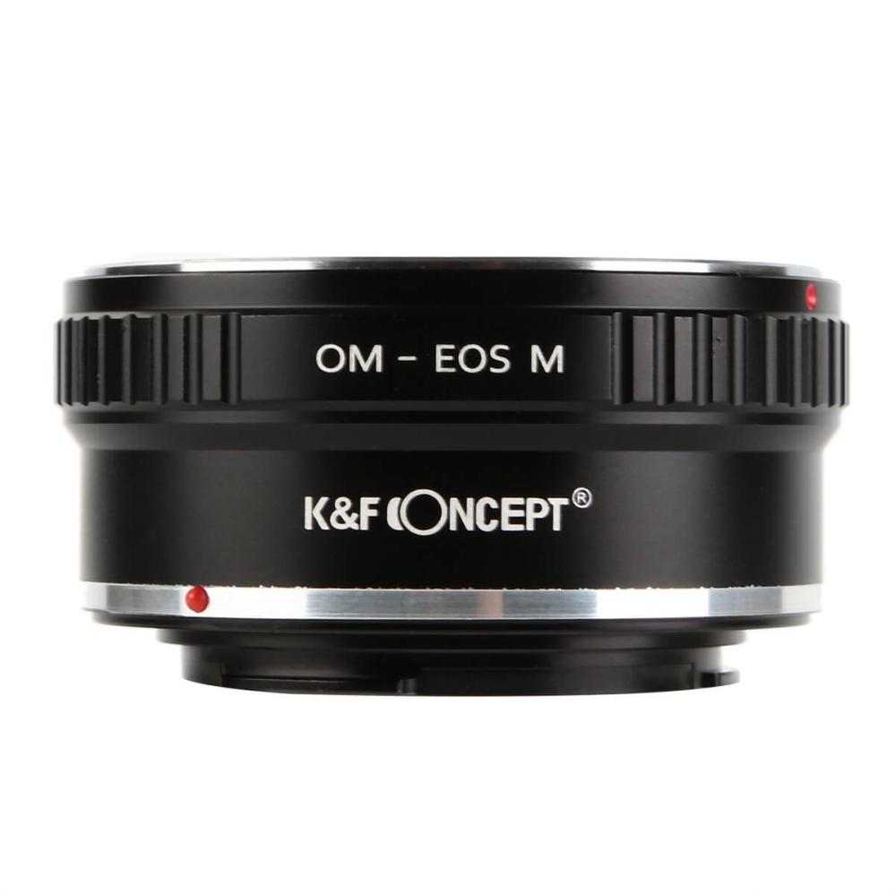 K&F Concept K&F Concept Objektivadapter for Olympus OM objektiv for Canon EOS M kamerahus