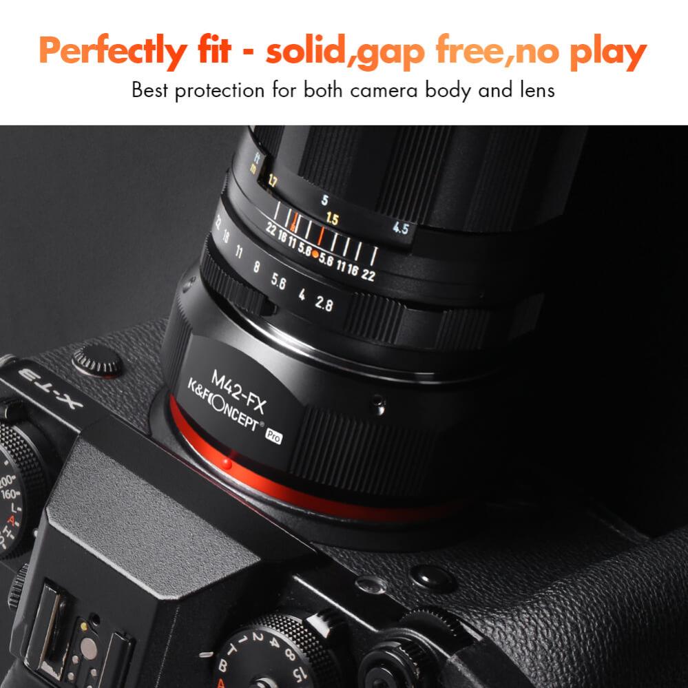 K&F Concept K&F Concept Objektivadapter Pro for M42 objektiv for Fujifilm X kamerahus