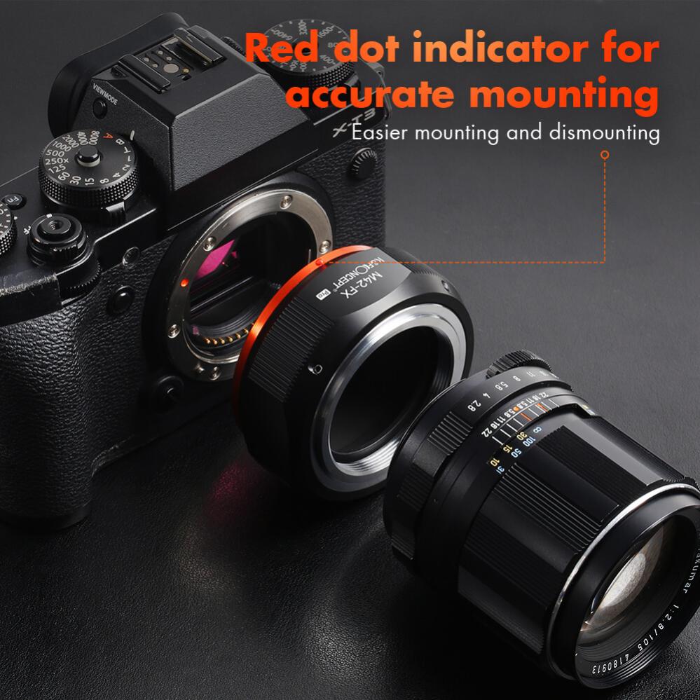 K&F Concept K&F Concept Objektivadapter Pro for M42 objektiv for Fujifilm X kamerahus