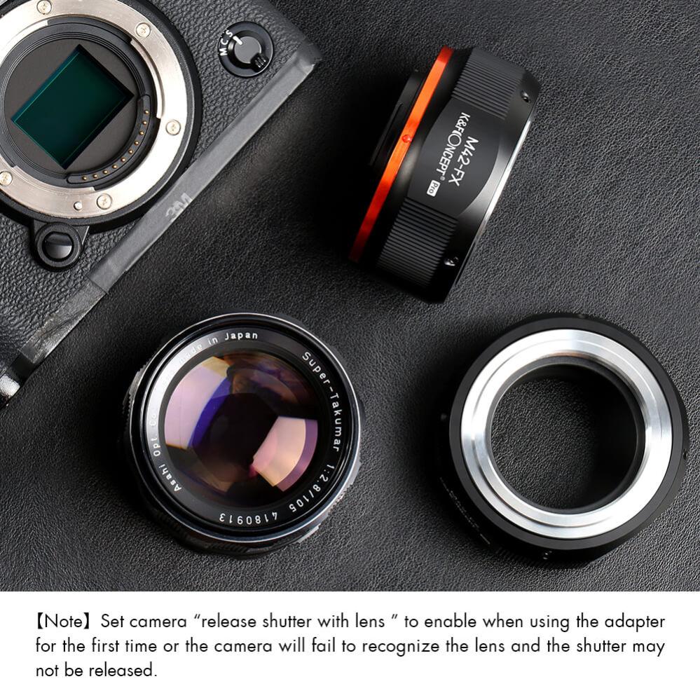 K&F Concept K&F Concept Objektivadapter Pro for M42 objektiv for Fujifilm X kamerahus