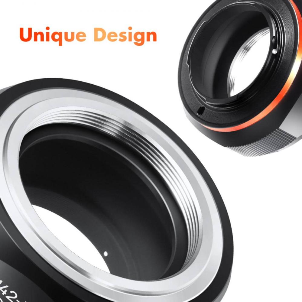 K&F Concept K&F Objektivadapter Pro till M42 objektiv for Micro 4/3 kamerahus
