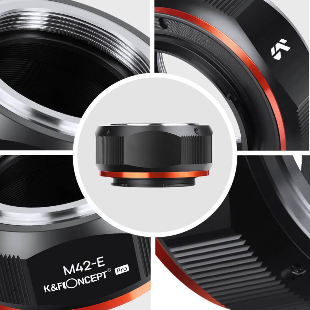 K&F Concept K&F Concept Objektivadapter Pro till M42 objektiv for Sony E kamerahus