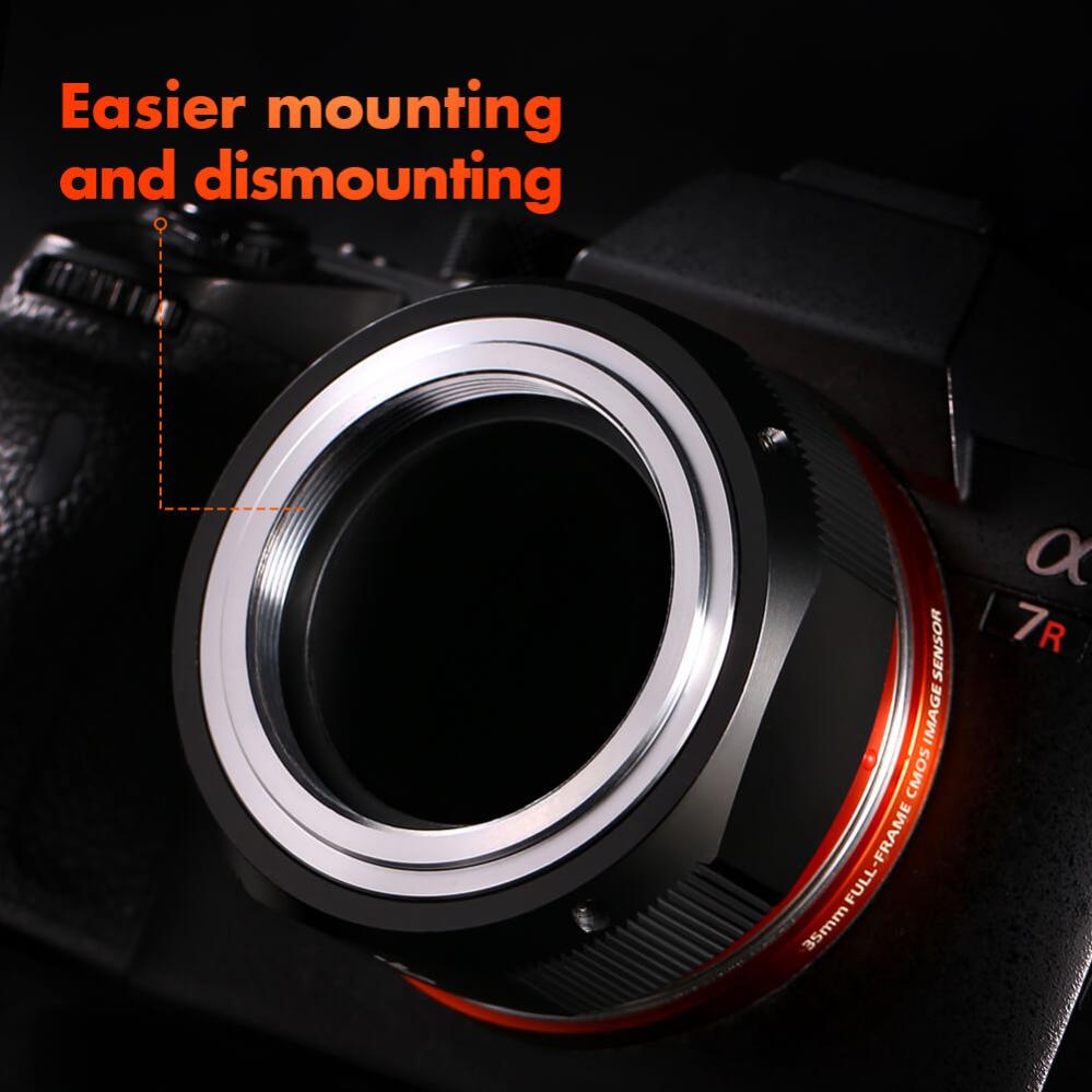 K&F Concept K&F Concept Objektivadapter Pro till M42 objektiv for Sony E kamerahus